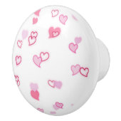 ハート セラミックノブ (右)