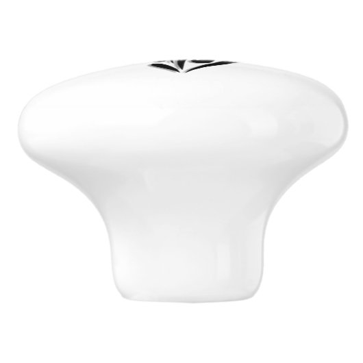 ハート セラミックノブ (側面)