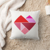 ハート タングラム クッション (ブランケット)