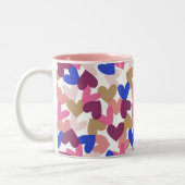 ハート ツートーンマグカップ (左)