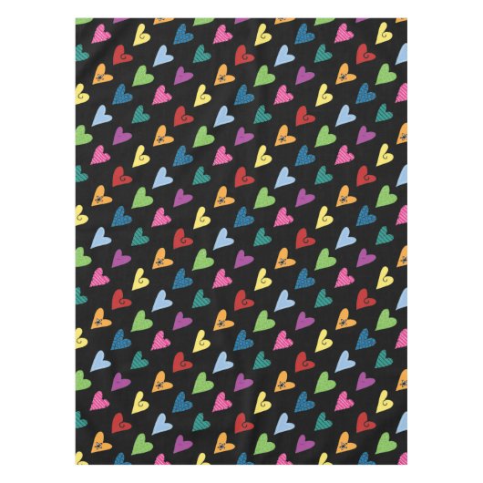 ハート テーブルクロス (正面)