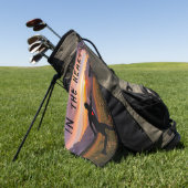 ハート・ディスク内 ゴルフタオル (グリーン)