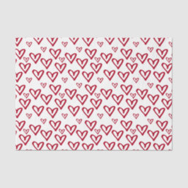 ハート(デザイン40赤シリーズ) 薄葉紙