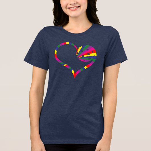 ハート トライブレンドＴシャツ (正面)