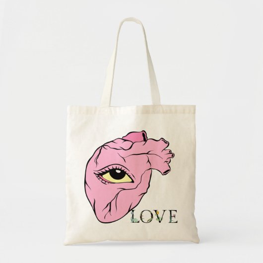 ハート トートバッグ (正面)