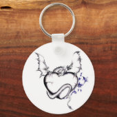 ハート・ドラゴン キーホルダー (正面)