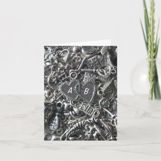 ハート ノートカード (正面)