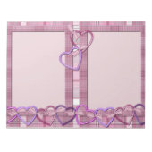 ハート ノートパッド (正面)