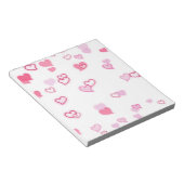 ハート ノートパッド (アングル)