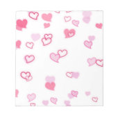 ハート ノートパッド (正面)