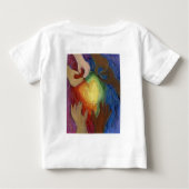 ハート&ハンズラブダイバーシティアートカスタムシャツ ベビーTシャツ (裏面)