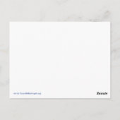 ハート&ハンズラブダイバーシティカスタムアートポストカード ポストカード (裏面)