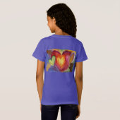 ハート&ハンズラブダイバーシティカスタムアートTシャツ Tシャツ (裏面フル)