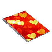 ハート、ハート、ハート ノートブック (右側)