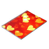 ハート、ハート、ハート ノートブック (左側)