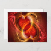 ハート(ハート) ポストカード (正面/裏面)