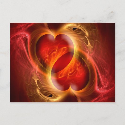 ハート(ハート) ポストカード (正面)