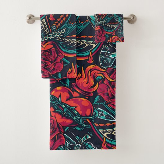 ハート バスタオルセット (インサイチュ)