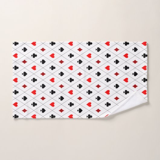 ハート バスタオルセット (ハンドタオル)