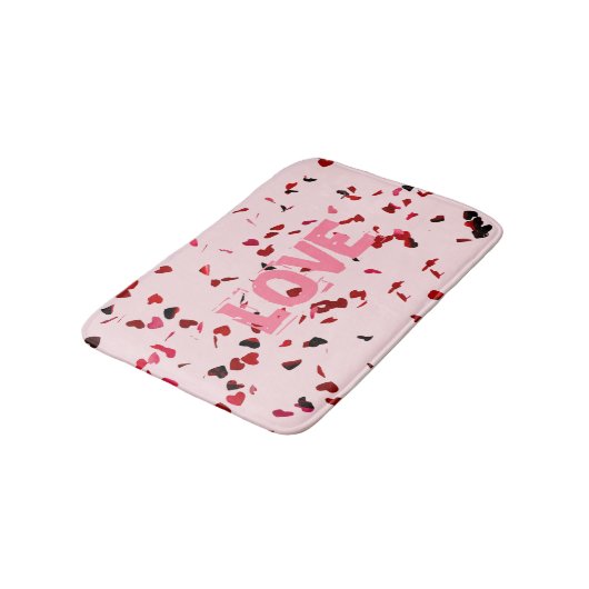 ハート バスマット (アングル)