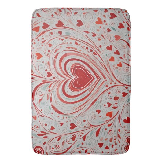 ハート バスマット (正面縦)