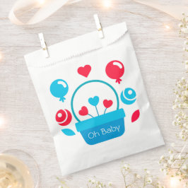 ハート、バルーン、ハートバスケット フェイバーバッグ