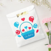 ハート、バルーン、ハートバスケット フェイバーバッグ (封をした状態)