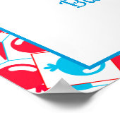 ハート、バルーン、ハートバスケット ポスター (角)