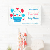 ハート、バルーン、ハートバスケット 横断幕 (インサイチュ)