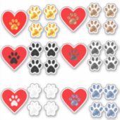 ハート＆パウコレクション シール (正面)