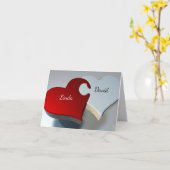 ハート パズル ぴったりフィット カード (黄色い花)