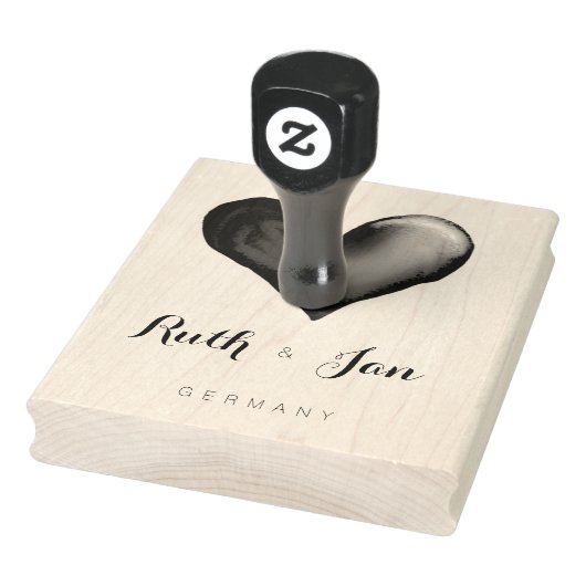 ハート·ヒュージ·ウッド·アート·スタンプ ラバースタンプ (スタンプ)