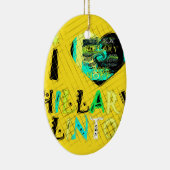 ハート・ヒラリークリントン:グラフィティ・エクスプレッション・アート セラミックオーナメント (右)