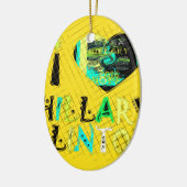 ハート・ヒラリークリントン:グラフィティ・エクスプレッション・アート セラミックオーナメント (左)