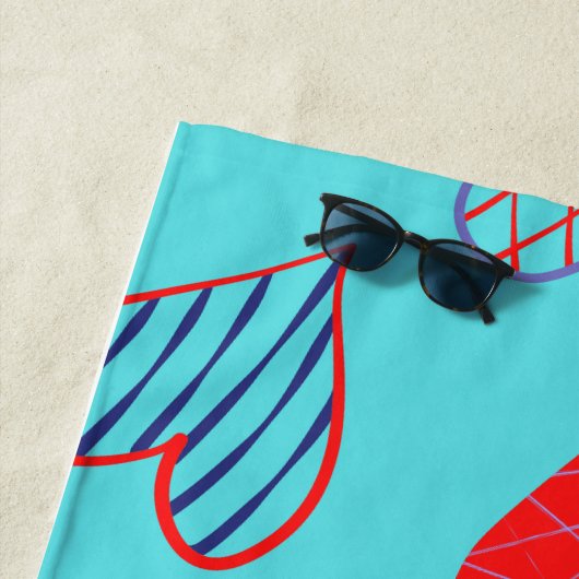 ハート ビーチタオル (インサイチュ)