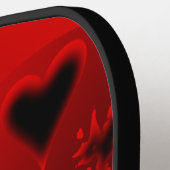 ハート ピックルボールラケット (左詳細)