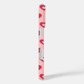 ハート ピンク レッド パープル バレンタイン iPhone/iPadケース Case-Mate iPhoneケース (裏面 / 右)