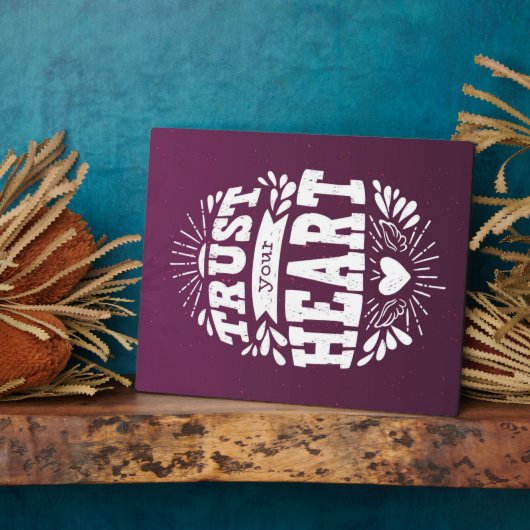 ハート フォトプラーク (側面)