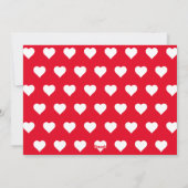 ハート フォト バレンタイン 愛を贈る ホリデー カード (裏面)