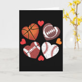 ハート フット スケッチ バレンタインデーのスタイル カード (黄色い花)