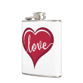 ハート フラスク (左)