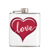 ハート フラスク (正面)