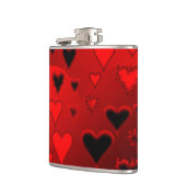 ハート フラスク (左)