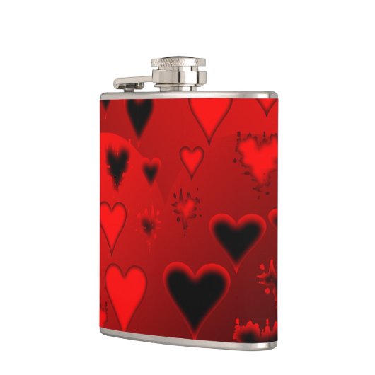 ハート フラスク (左)