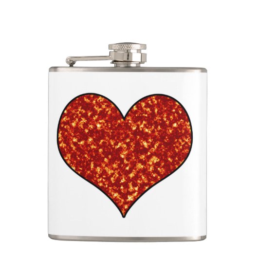 ハート フラスク (正面)