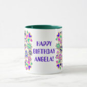 ハート&フラワーマグ マグカップ (中央)