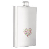 ハート フラワー ラブ ウェディング バチェラーパーティー フラスク (右)