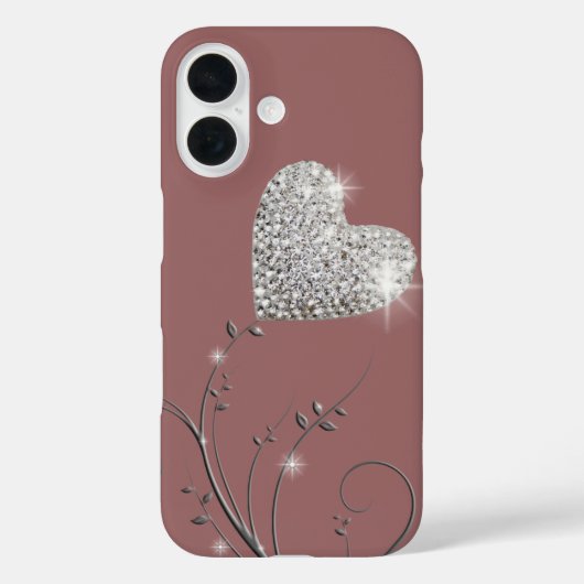 ハート・ブリリアント・ロマンチック Case-Mate iPhoneケース (裏面)