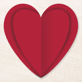 ハート ペーパーコースター