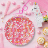 ハート ペーパープレート (パーティー)